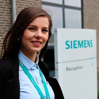 Alexandra from Romania landed a dream job at Simens