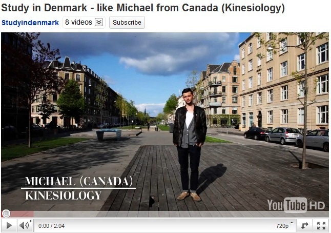 New videos: International students tell what it's like to study in Denmark
