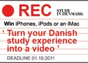 Win an iMac: Turn your Danish study experience into a video (Deadline: 01.10.2011)