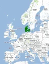 STDK. Map of DK in Europe