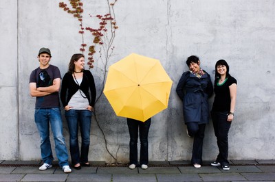 STDK. Yellow umbrella